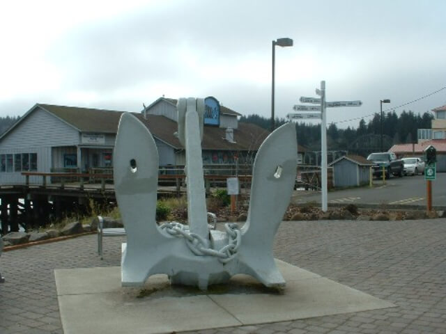 Anchor on display